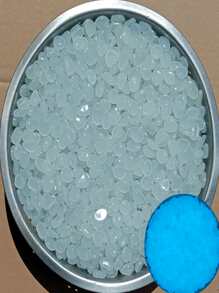 500 piezas guijarro decorativo brillante en oscuro - Blanco - Ver 2