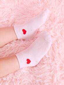 5pairs Baby Heart Pattern Socks