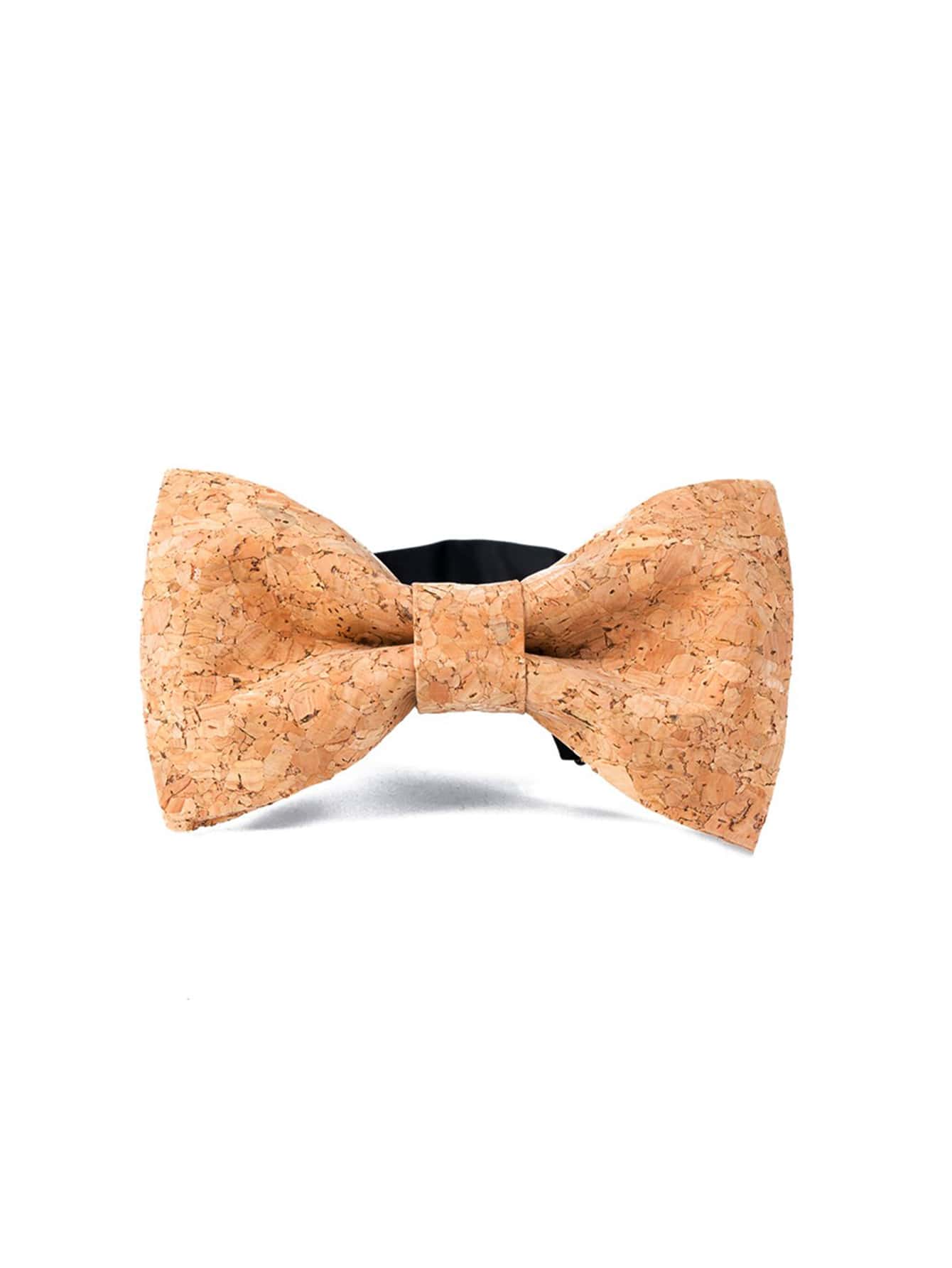 Hombres corbata de lazo - Amarillo Mostaza - Ver 1