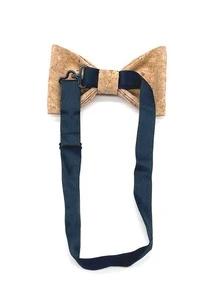 Hombres corbata de lazo - Amarillo Mostaza - Ver 2