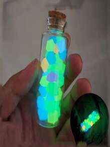 500 piezas guijarro decorativo brillante en oscuro - Multicolor - Ver 9