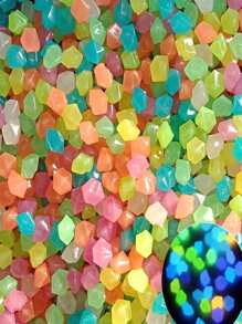 500 piezas guijarro decorativo brillante en oscuro - Multicolor - Ver 6