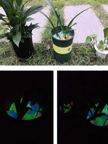 500pcs Glow In The Dark Random Decorative Pebble - Multicolor - View 6
