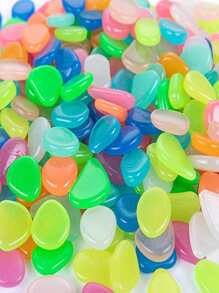 500pcs Glow In The Dark Random Decorative Pebble - Multicolor - View 8
