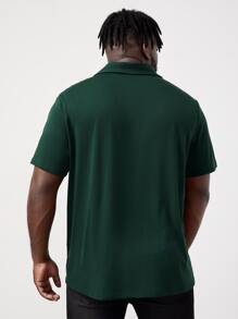 EASEVO Hombres Camisa polo unicolor