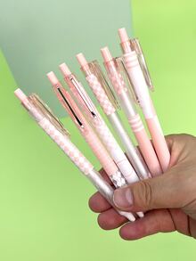 6pcs Cartoon Graphic Gel Pen - Multicolor - View 4