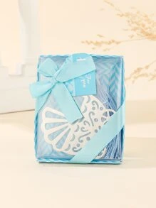 1 chiếc xe đẩy thiết kế hộp quà trang trí tua rua & 1 thẻ quà tặng - Nhiều màu - Xem 2