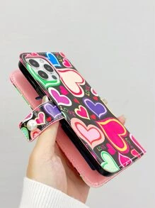 Vỏ điện thoại họa tiết trái tim - Nhiều màu - Xem 2