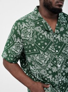 EASEVO Men Plus Paisley Print Shirt - Multicolor - View 4