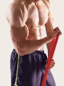 1pc Fitness Resistance Band - Red - View 4