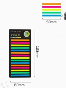 8入組混色標籤貼紙 - 彩色 - 查看 2