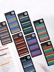 8入組混色標籤貼紙 - 彩色 - 查看 4