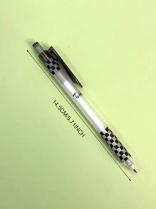 6pcs Plaid Pattern Gel Pen - Multicolor - View 5