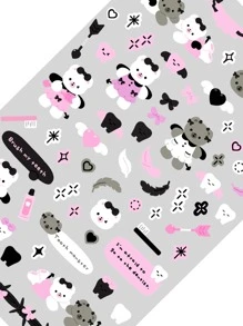 5pcs Cartoon Graphic Sticker - Multicolor - View 4