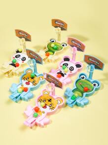 1pc Random Cartoon Animal Design Cat Teaser Toy - Multicolor - View 5