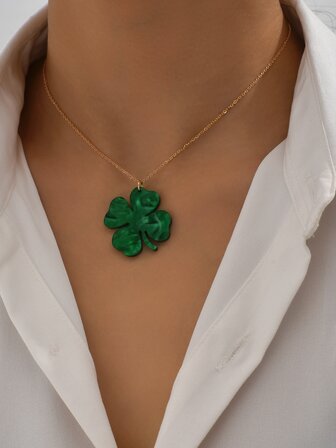 四葉草吊墜項鏈