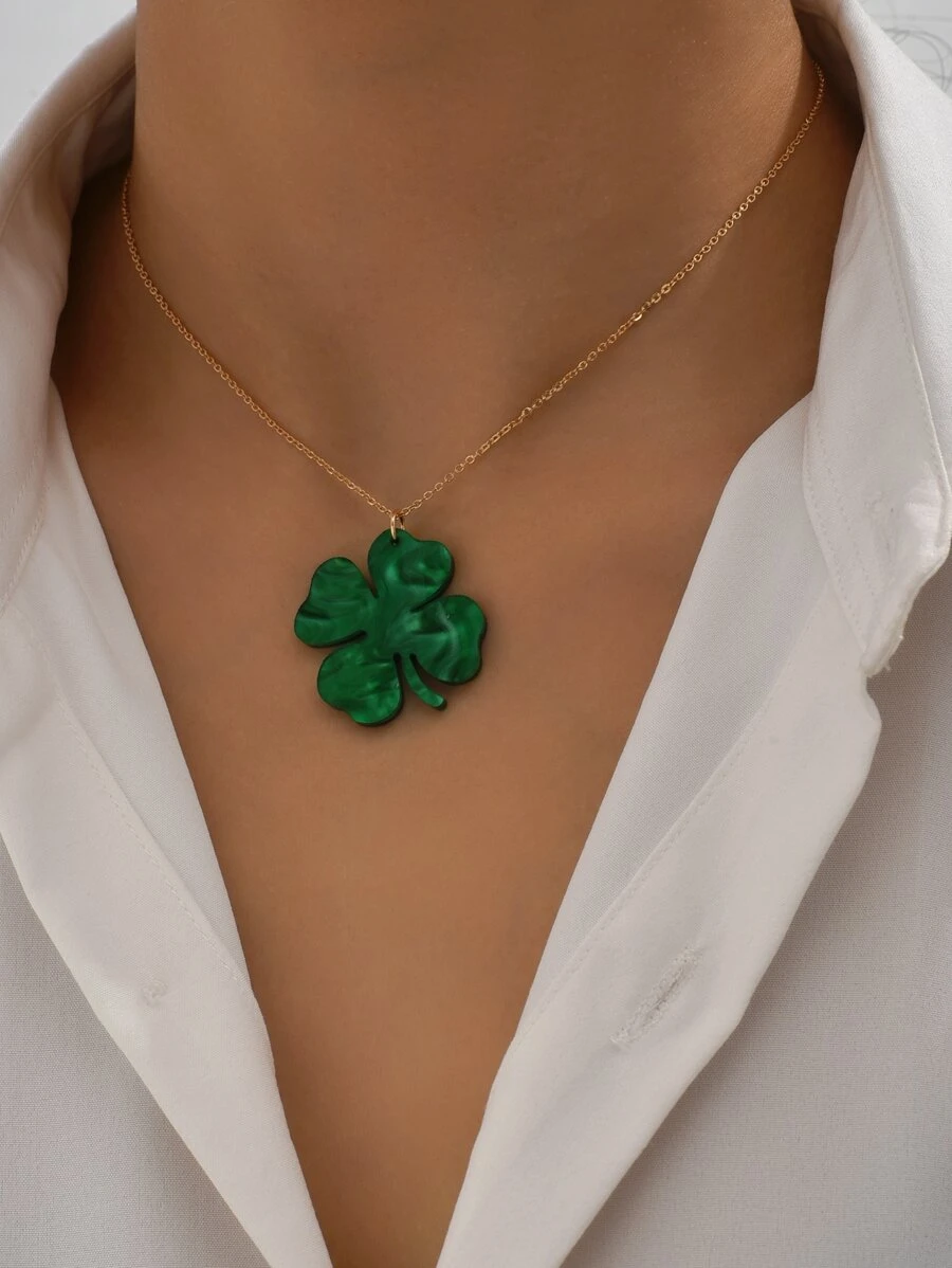 四葉草吊墜項鏈