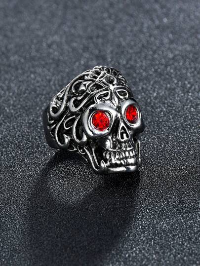 男士骷髏裝飾戒指