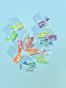 14 piezas brillante en oscuro Taza Colgante DIY - Multicolor - Ver 3