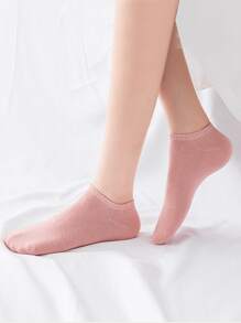 10pairs Solid Ankle Socks - Multicolor - View 2