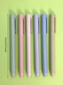 6pcs Mixed Color Gel Pen - Multicolor - View 2