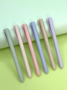 6pcs Mixed Color Gel Pen - Multicolor - View 6