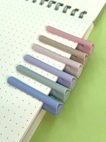 6pcs Mixed Color Gel Pen - Multicolor - View 7