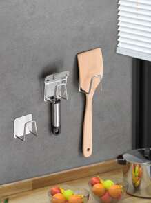 1 Bồn Rửa Inox Thoát Nước Có Giá Để Đồ, Nhà Bếp Đơn Giản Caddy Bồn Rửa Nhà Tổ Chức Cho Nhà Bếp - Bạc - Xem 3