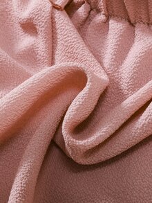 Girls Paperbag Waist Bow Front Shorts - Pink - View 4