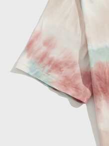 Manfinity Men Tie Dye Letter Graphic Tee - Multicolor - View 4