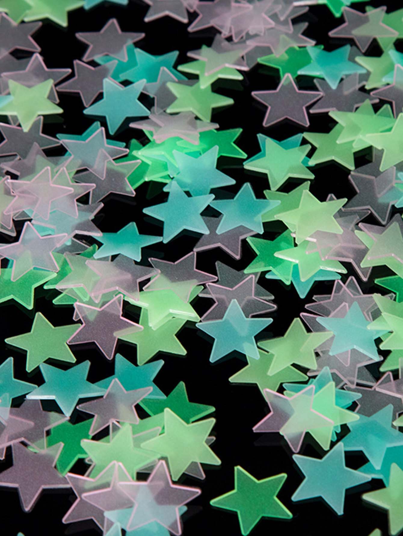 100 miếng dán tường hình ngôi sao phát sáng trong bóng tối, miếng dán, decal dán tường, decal vinyl trang trí nhà cửa, vật dụng trang trí mùa xuân làm mới ngôi nhà của bạn, miếng dán trang trí lễ hội quà tặng sinh nhật tốt nghiệp trang trí trường học bất ngờ trang trí ký túc xá trở lại trường trang trí phòng học đồ dùng học tập - Nhiều màu - Xem 1