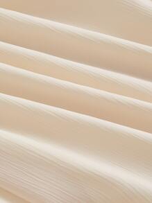 SHEIN MOD Floral Print Sweetheart Neck Puff Sleeve Ruffle Hem Dress - Beige - View 4