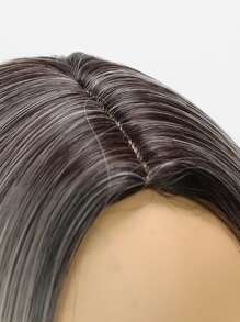 Medium Straight Synthetic Wig - Gold - View 4