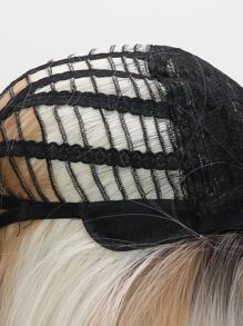 Medium Straight Synthetic Wig - Gold - View 7