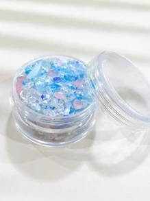 盒藍色碎冰美甲水鑽 - 彩色 - 查看 3