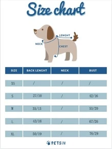 PETSIN 1入組素色寵物外套 - 卡其色 - 查看 5