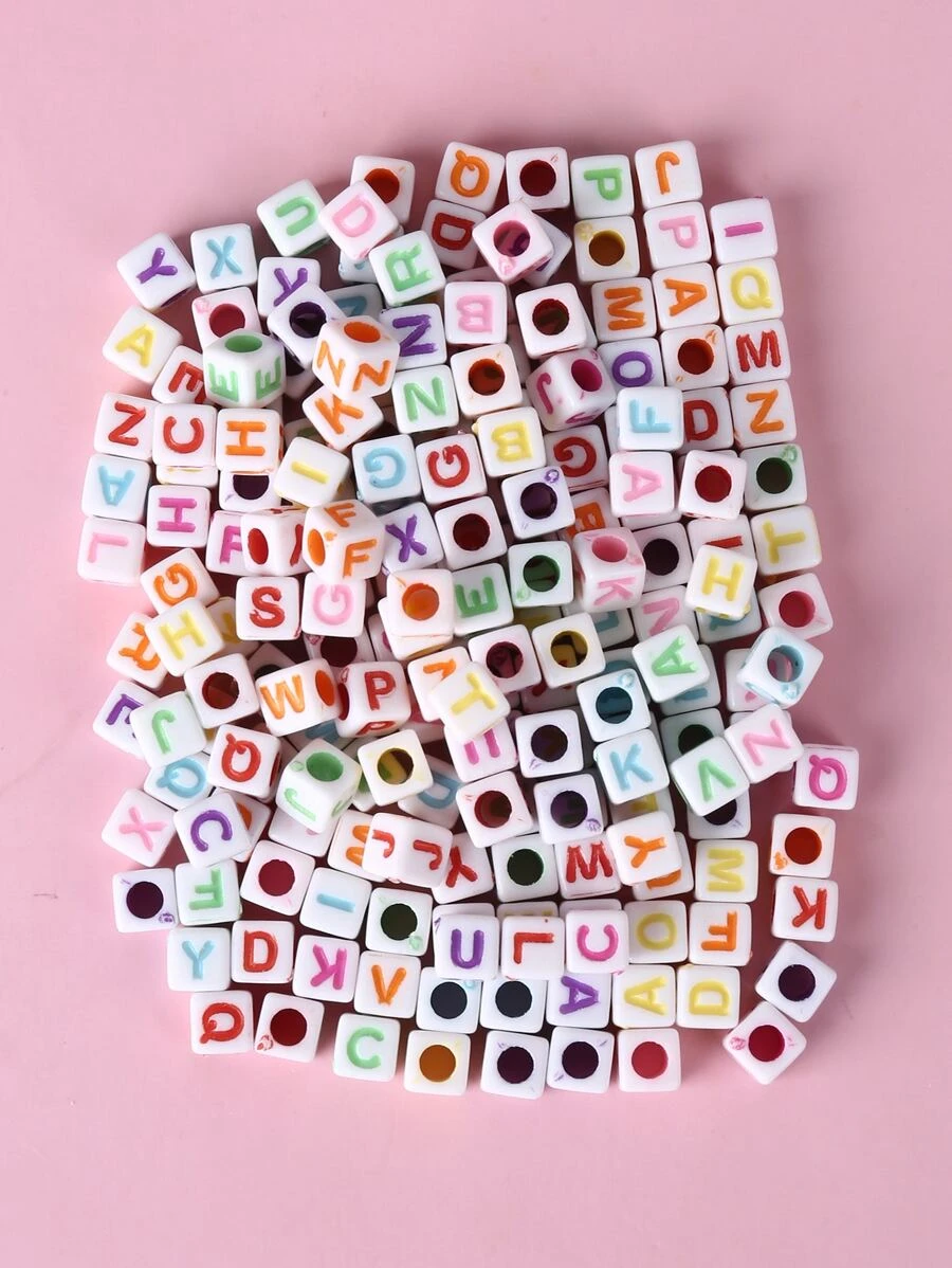 100入組字母細節DIY釘珠