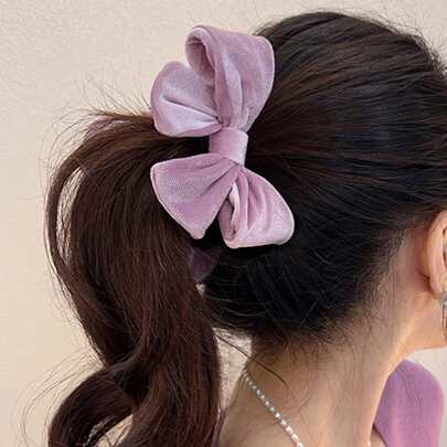 Bow Decor Hair Clip