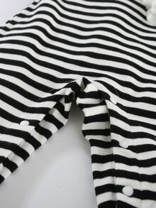 Peninsula Baby 男童條紋長腿連體衣娃娃裝飾休閒風