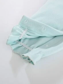 Peninsula Baby Đứa bé gái Dài Chân In Áo liền quần In Giải trí Phong cách - Màu xanh nhạt - Xem 5