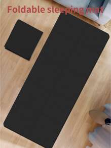 1pc 183*61CM Foldable Yoga Mat - Black - View 5