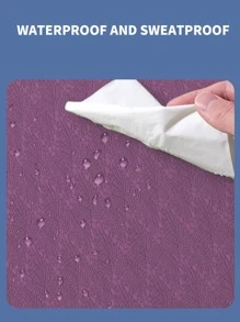 1 pieza Alfombra 183*61CM plegable Yoga - Morado - Ver 8