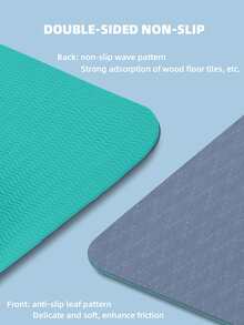 1 pieza Alfombra yoga 183*61CM plegable - Gris - Ver 5