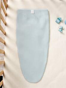 1pc Baby Breathable Swaddling Blanket - Blue - View 4