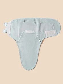 1pc Baby Breathable Swaddling Blanket - Blue - View 8