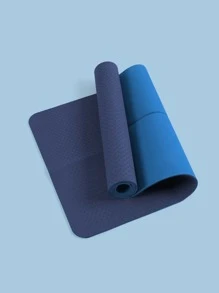 1pc 183*61CM Foldable Yoga Mat - Blue - View 2