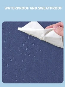 1pc 183*61CM Foldable Yoga Mat - Blue - View 6