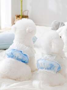 1pc Gradient Color Pet Tank - Blue and White - View 2