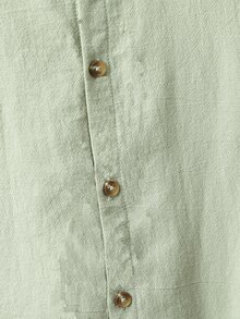 Chicos Camisa con botón delantero & Shorts - Multicolor - Ver 5