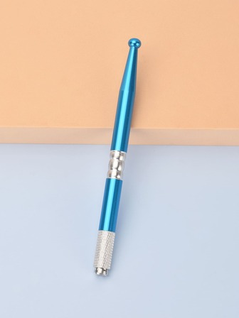 手動紋身筆，1入組無針微刀片筆，手動眉筆微刀片筆，微刀片手動工具輕型手動微刀片工具微刀片支架適用於化妝用品沙龍